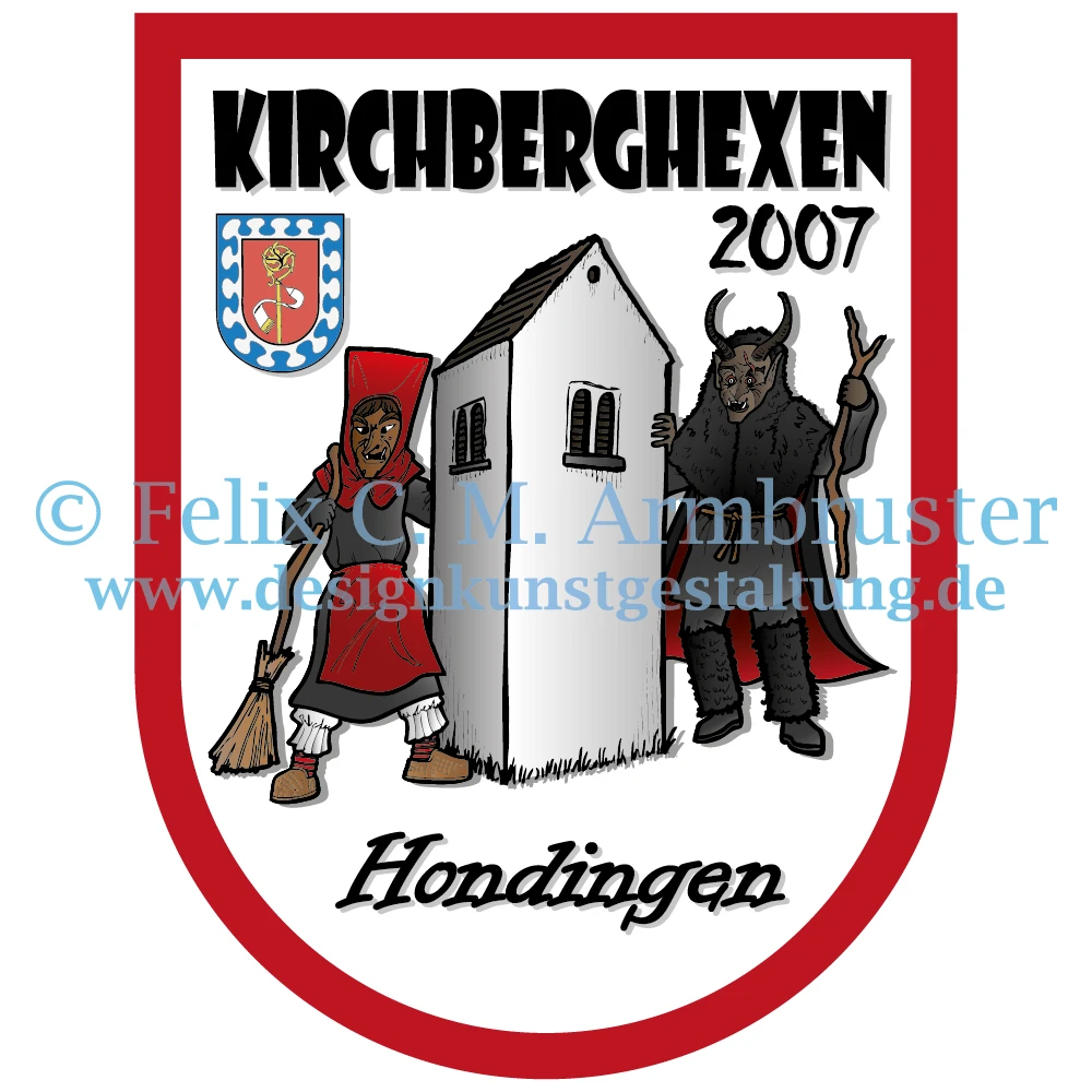 Gestaltung Zunftwappen - Kirchberghexen Hondingen